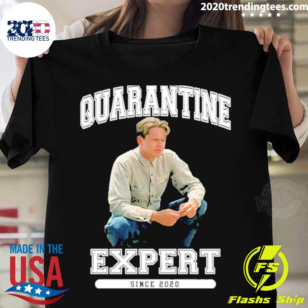 Official andy Dufresne Quarantine Expert The - Adult & Kids T-Shirts, Sweatshirts & Hoodies apparel design preview 1