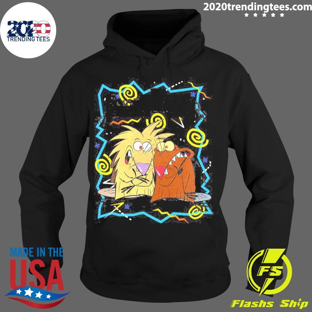 Official angry Beavers Characters 90's Graphics - Adult & Kids T-Shirts, Sweatshirts & Hoodies apparel design preview 2