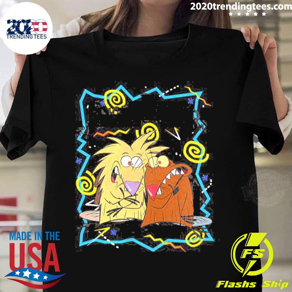 Official angry Beavers Characters 90's Graphics - Adult & Kids T-Shirts, Sweatshirts & Hoodies apparel design preview 1