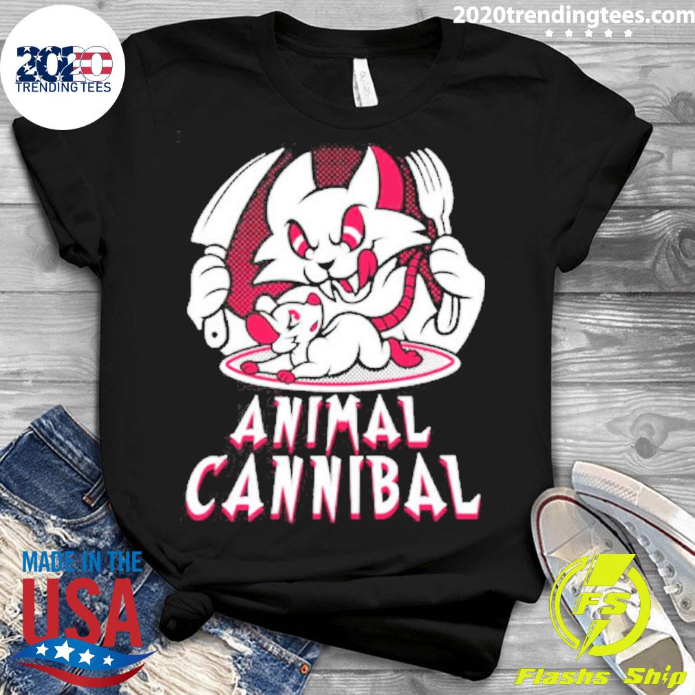 Official animal Cannibal - Adult & Kids T-Shirts, Sweatshirts & Hoodies apparel design preview 3