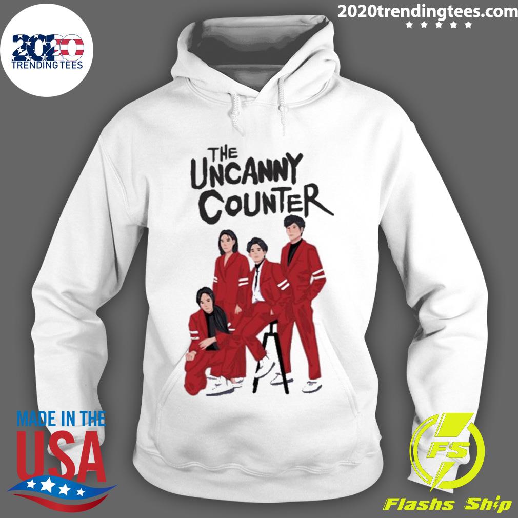 Official animated Design Uncanny Counter - Adult & Kids T-Shirts, Sweatshirts & Hoodies apparel design preview 2