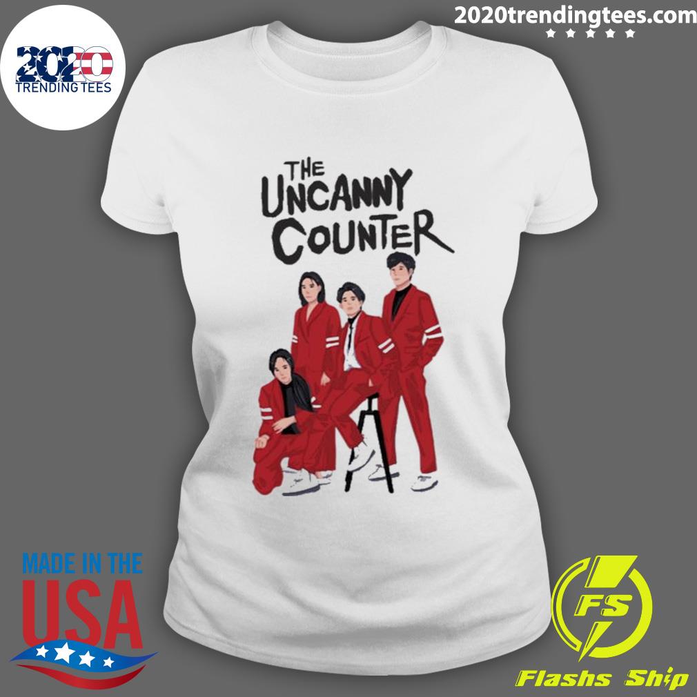 Official animated Design Uncanny Counter - Adult & Kids T-Shirts, Sweatshirts & Hoodies apparel design preview 3