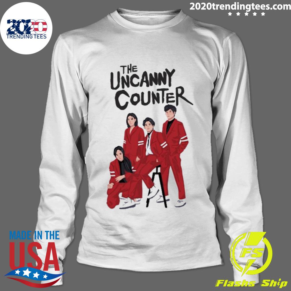 Official animated Design Uncanny Counter - Adult & Kids T-Shirts, Sweatshirts & Hoodies apparel design preview 4