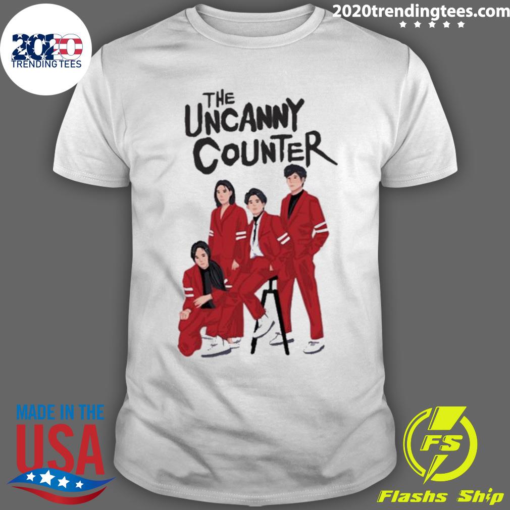 Official animated Design Uncanny Counter - Adult & Kids T-Shirts, Sweatshirts & Hoodies apparel design preview 1