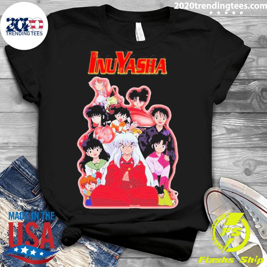 Official anime Inuyasha Characters - Adult & Kids T-Shirts, Sweatshirts & Hoodies apparel design preview 3