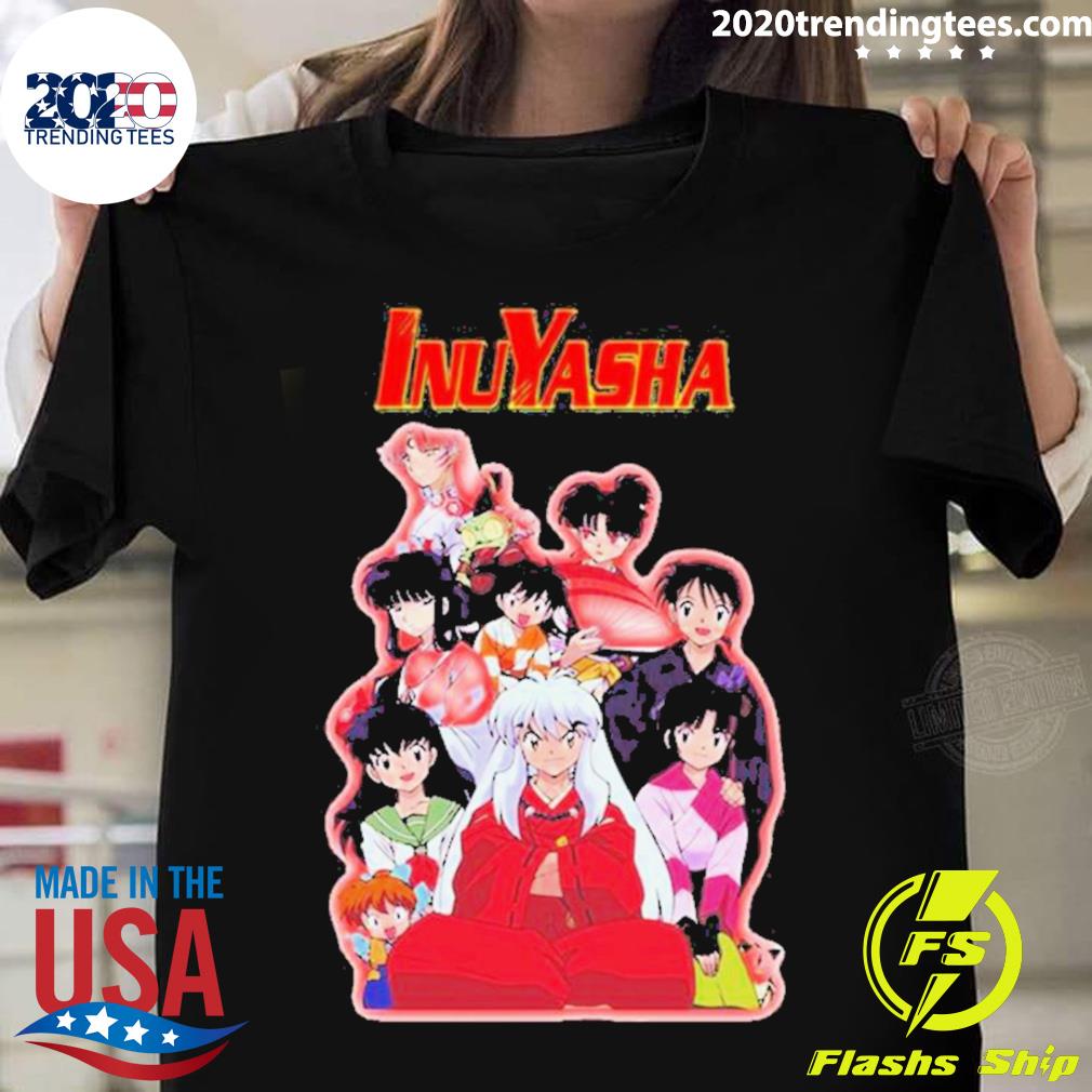 Official anime Inuyasha Characters - Adult & Kids T-Shirts, Sweatshirts & Hoodies apparel design preview 1