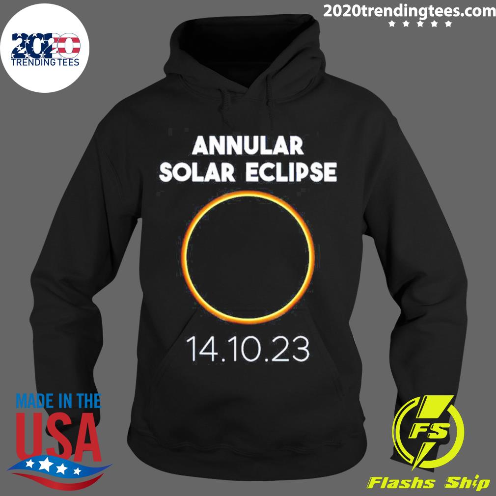 Official annular Solar Eclipse 2023 October 14th - Adult & Kids T-Shirts, Sweatshirts & Hoodies apparel design preview 2