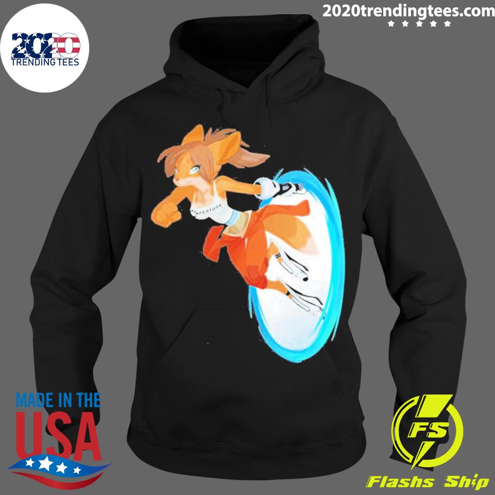 Official aperture Laboratories Fox Chell Stormi Folf - Adult & Kids T-Shirts, Sweatshirts & Hoodies apparel design preview 2