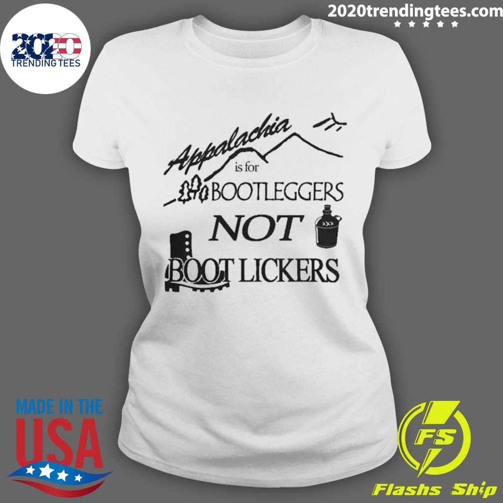 Official appalachia Is For Bootleggers Not Boot - Adult & Kids T-Shirts, Sweatshirts & Hoodies apparel design preview 3