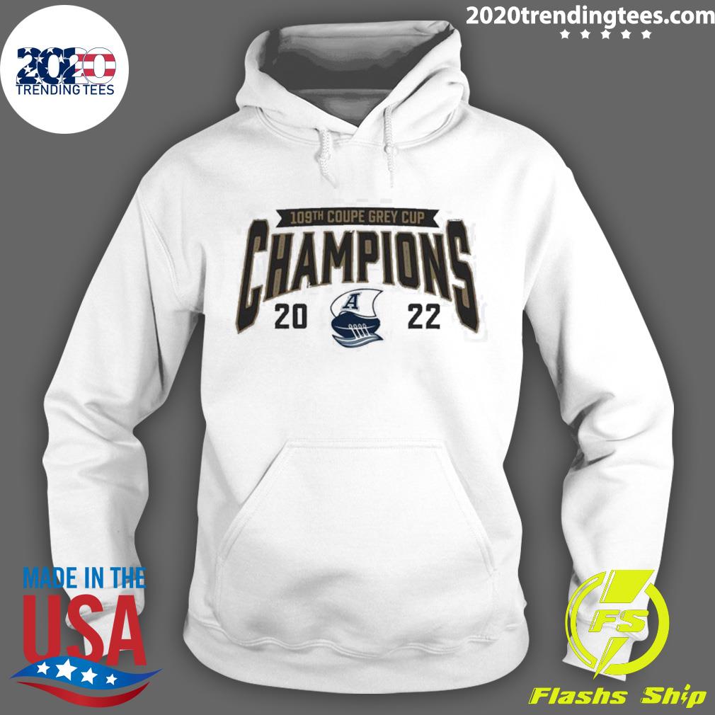 Official argos 109th Coupe Grey Cup Champions 2022 - Adult & Kids T-Shirts, Sweatshirts & Hoodies apparel design preview 2