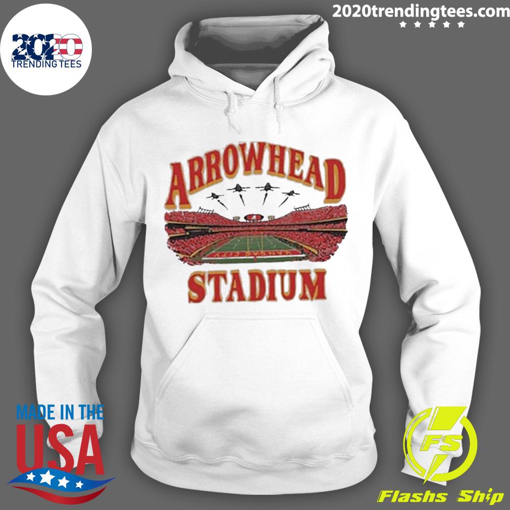 Official arrowhead Stadium Flyover - Adult & Kids T-Shirts, Sweatshirts & Hoodies apparel design preview 2