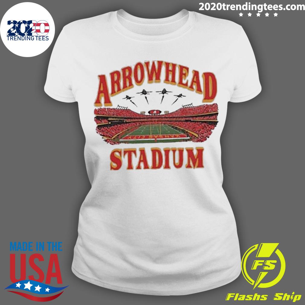 Official arrowhead Stadium Flyover - Adult & Kids T-Shirts, Sweatshirts & Hoodies apparel design preview 3