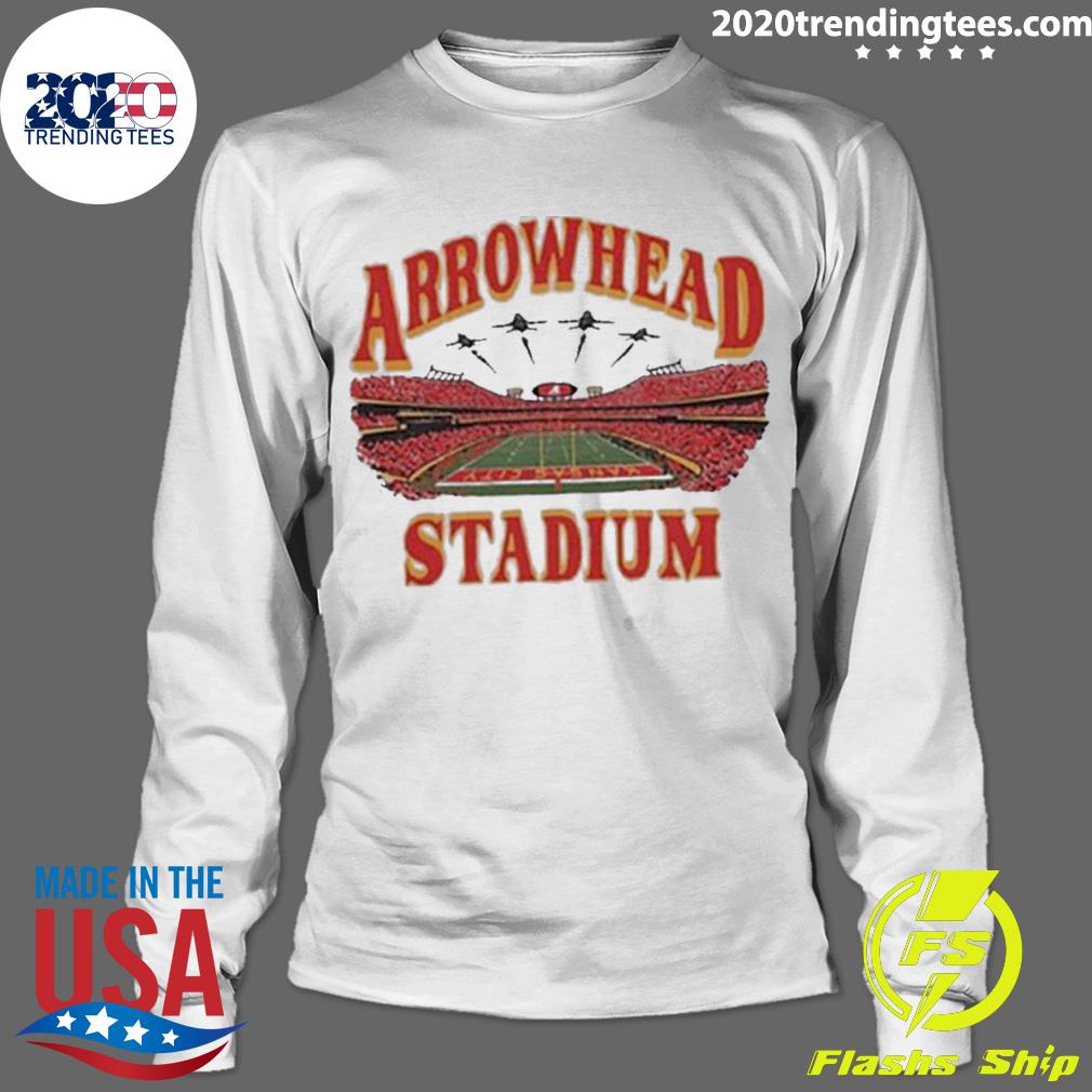 Official arrowhead Stadium Flyover - Adult & Kids T-Shirts, Sweatshirts & Hoodies apparel design preview 4