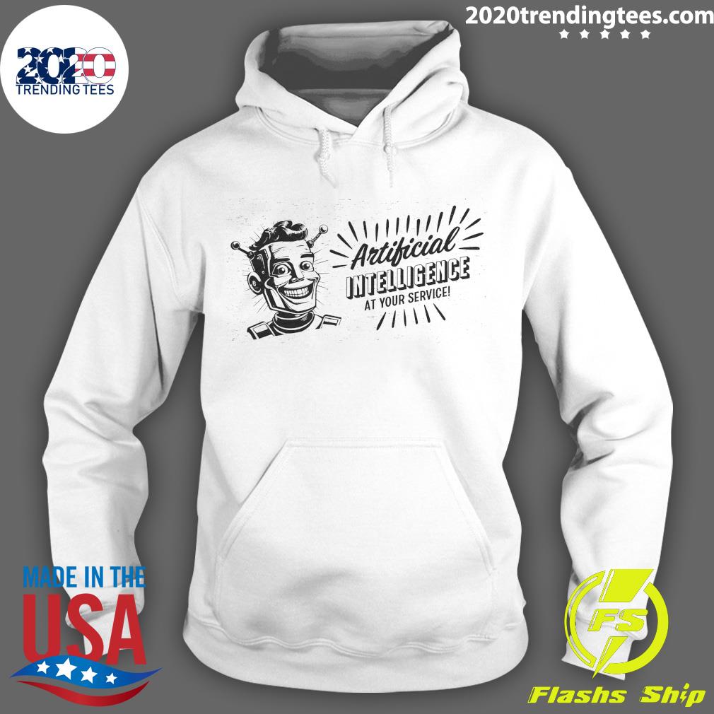Official artificial Intelligence At Your Service - Adult & Kids T-Shirts, Sweatshirts & Hoodies apparel design preview 2