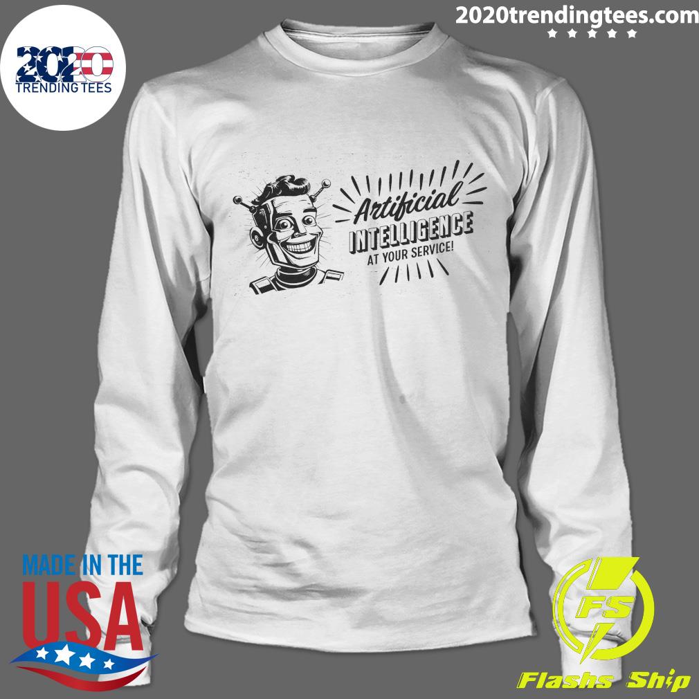 Official artificial Intelligence At Your Service - Adult & Kids T-Shirts, Sweatshirts & Hoodies apparel design preview 4