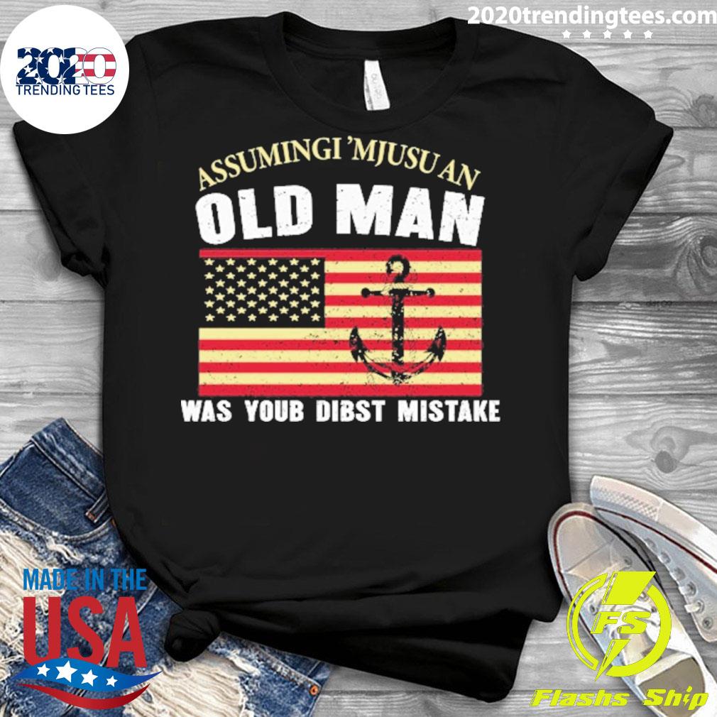 Official assumingi 'Mjusu Old Man Was Your Dibst - Adult & Kids T-Shirts, Sweatshirts & Hoodies apparel design preview 3