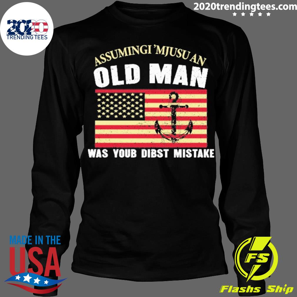Official assumingi 'Mjusu Old Man Was Your Dibst - Adult & Kids T-Shirts, Sweatshirts & Hoodies apparel design preview 4