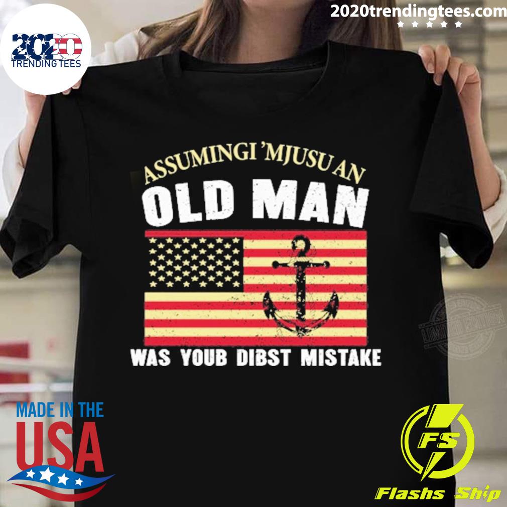 Official assumingi 'Mjusu Old Man Was Your Dibst - Adult & Kids T-Shirts, Sweatshirts & Hoodies apparel design preview 1