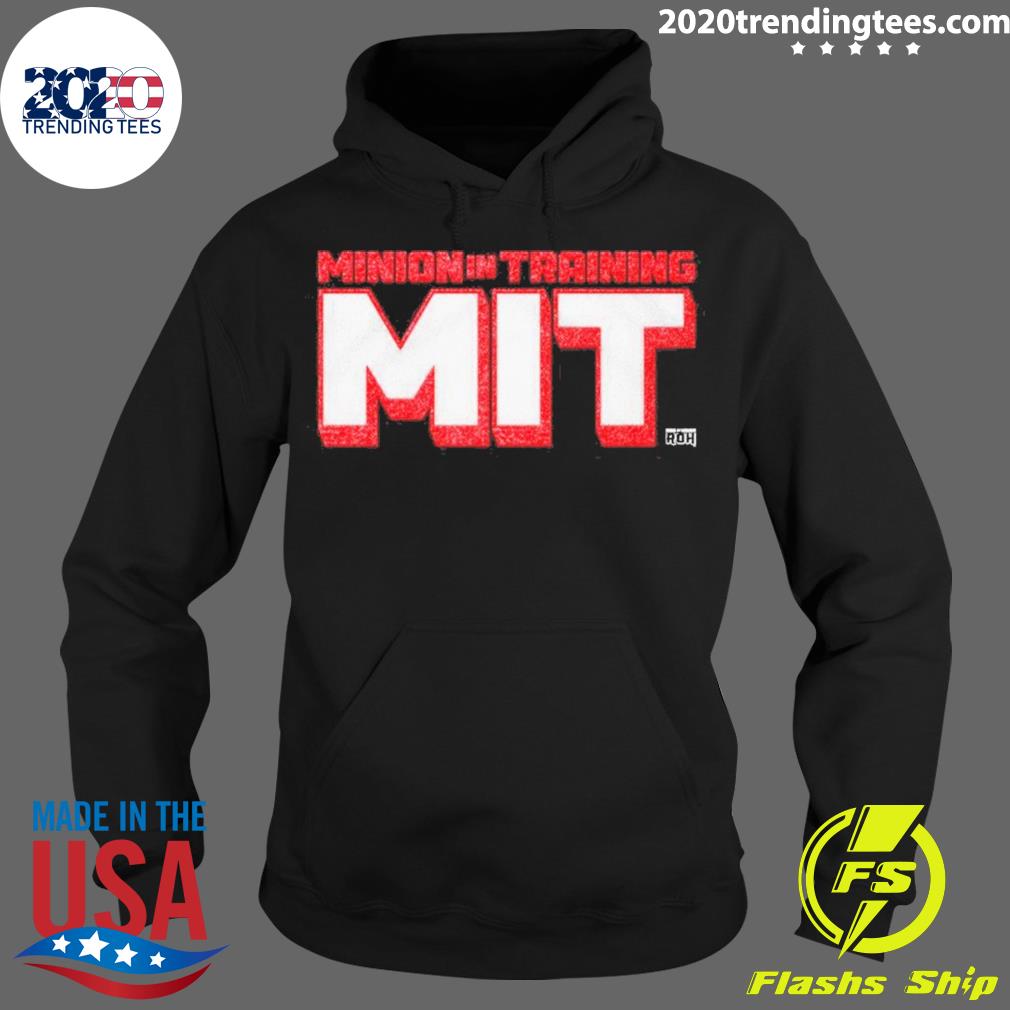 Official athena Billie Starkz Mit Minion In Training - Adult & Kids T-Shirts, Sweatshirts & Hoodies apparel design preview 2