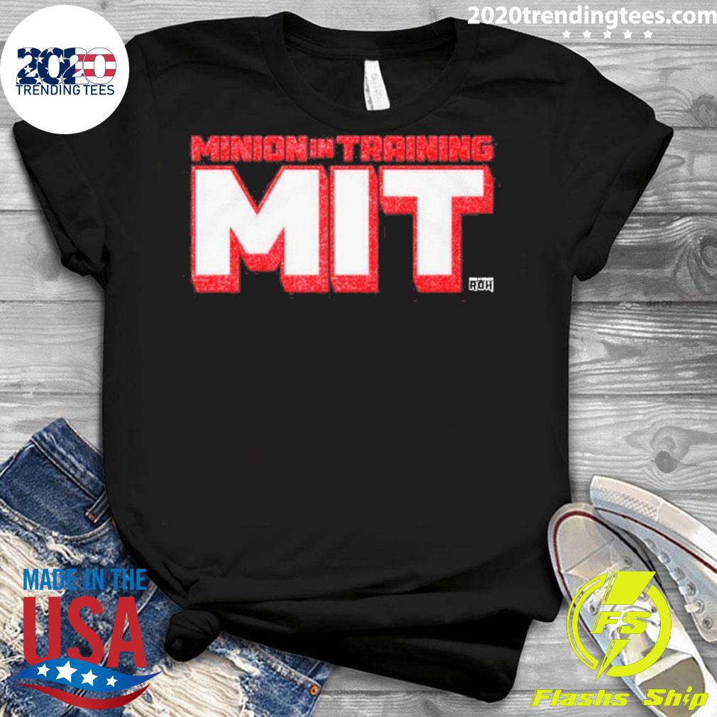 Official athena Billie Starkz Mit Minion In Training - Adult & Kids T-Shirts, Sweatshirts & Hoodies apparel design preview 3