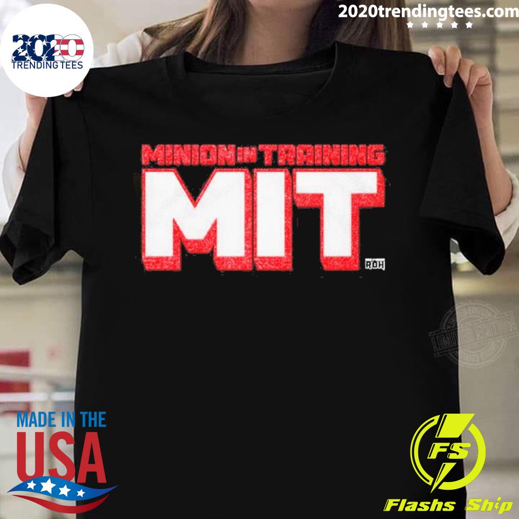 Official athena Billie Starkz Mit Minion In Training - Adult & Kids T-Shirts, Sweatshirts & Hoodies apparel design preview 1