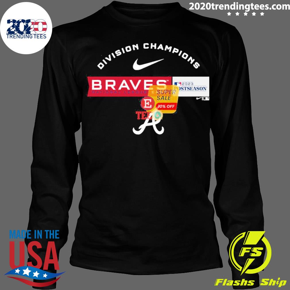 Official atlanta Braves National League East Division - Adult & Kids T-Shirts, Sweatshirts & Hoodies apparel design preview 4