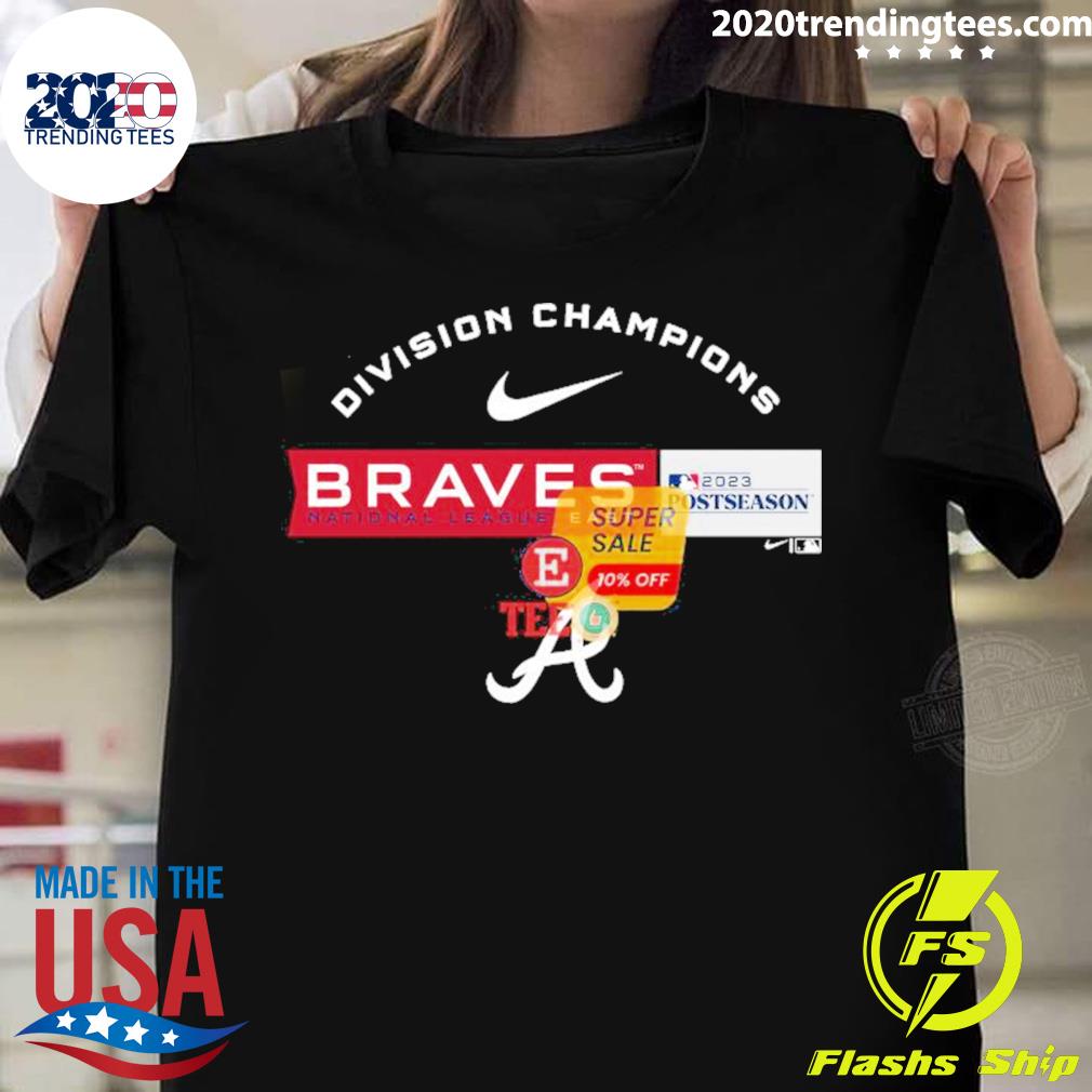 Official atlanta Braves National League East Division - Adult & Kids T-Shirts, Sweatshirts & Hoodies apparel design preview 1