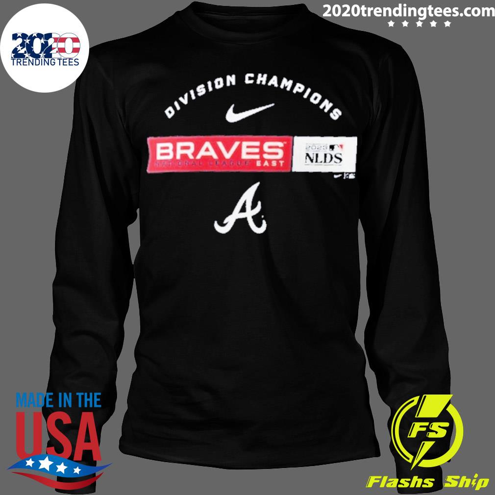 Official atlanta Braves Nike 2023 NL East Division - Adult & Kids T-Shirts, Sweatshirts & Hoodies apparel design preview 4