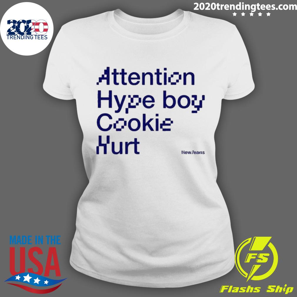 Official attention Hype Boy Cookie Hurt Newjeans - Adult & Kids T-Shirts, Sweatshirts & Hoodies apparel design preview 3