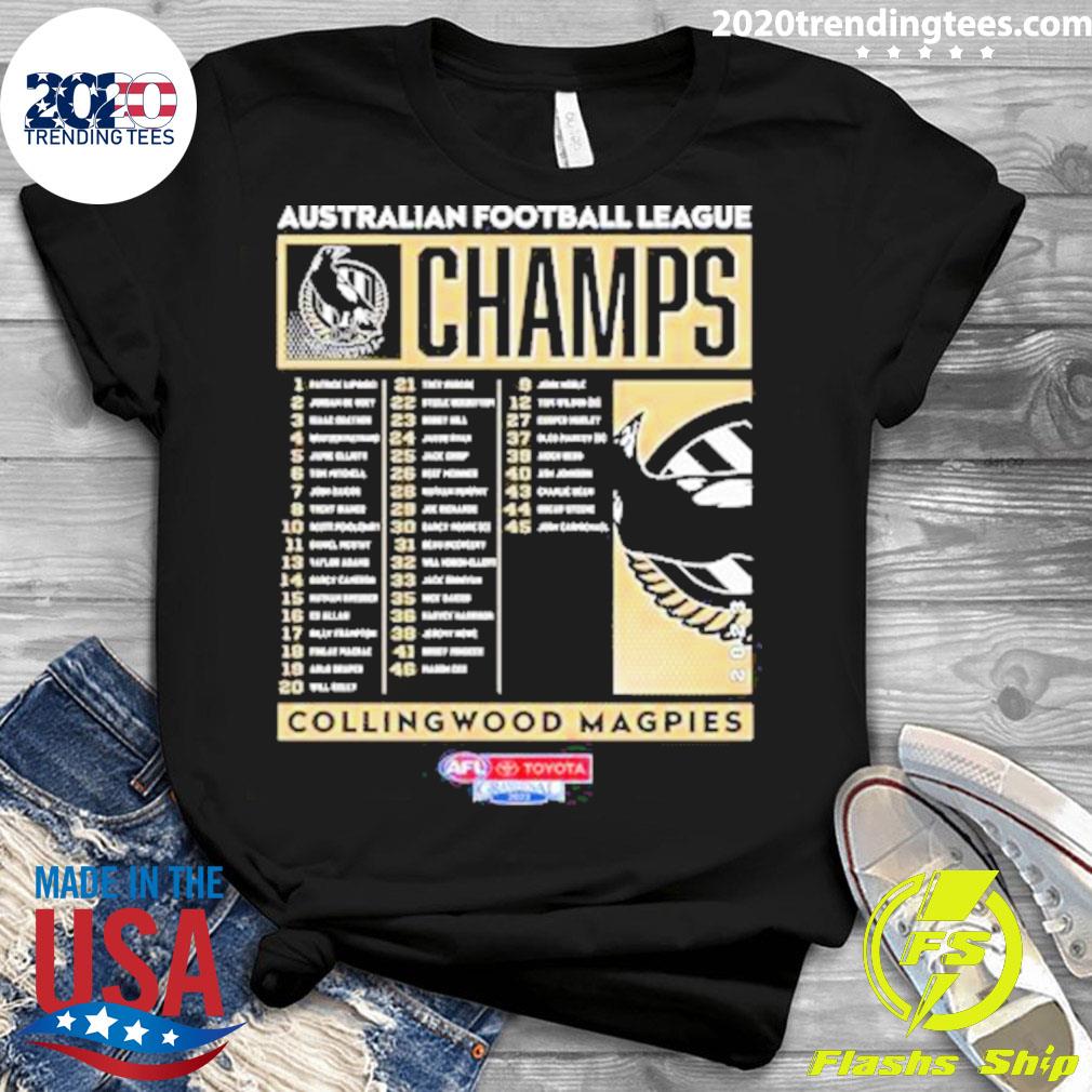 Official australian Football League Champ Collingwood - Adult & Kids T-Shirts, Sweatshirts & Hoodies apparel design preview 3