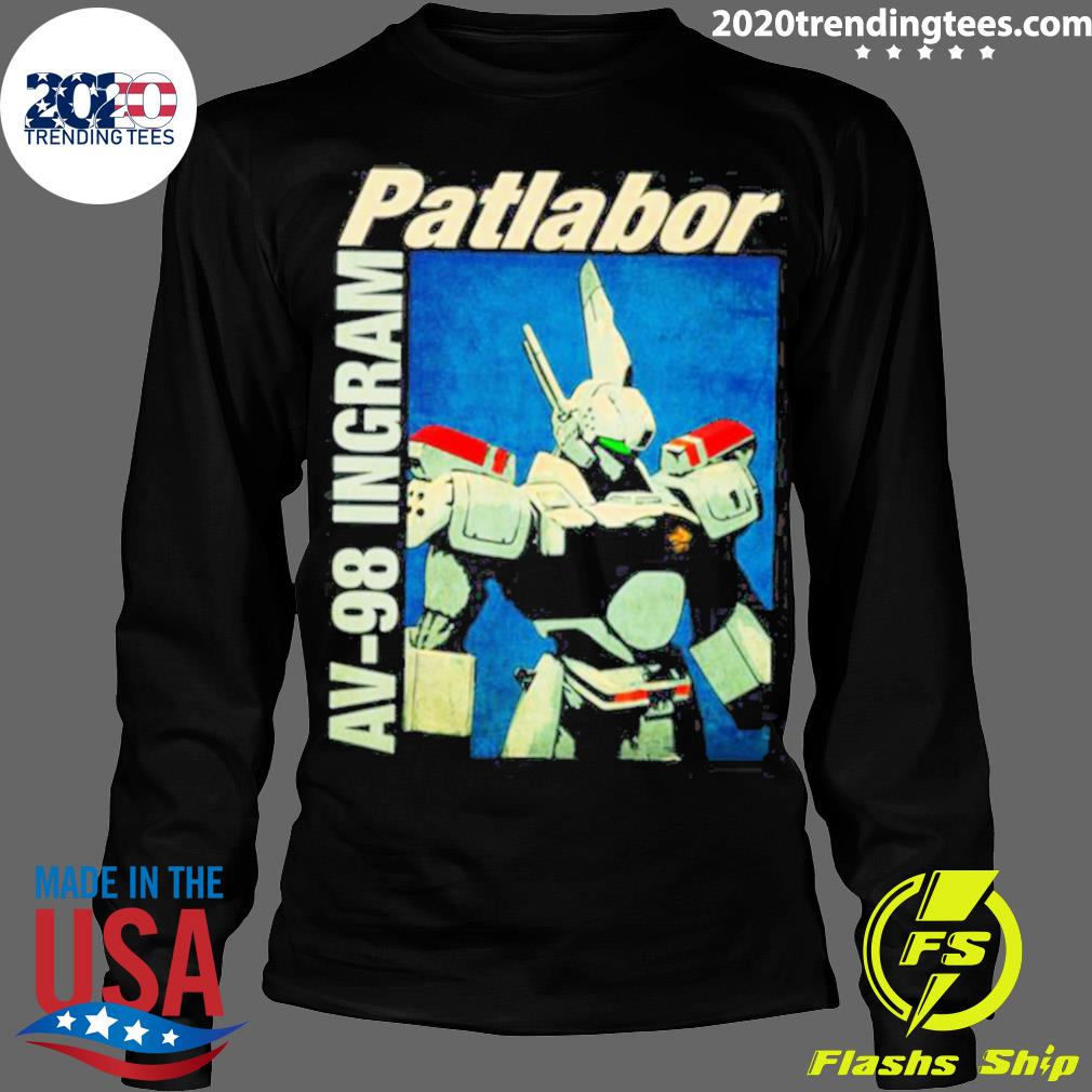 Official av 98 Ingram Patlabor - Adult & Kids T-Shirts, Sweatshirts & Hoodies apparel design preview 4