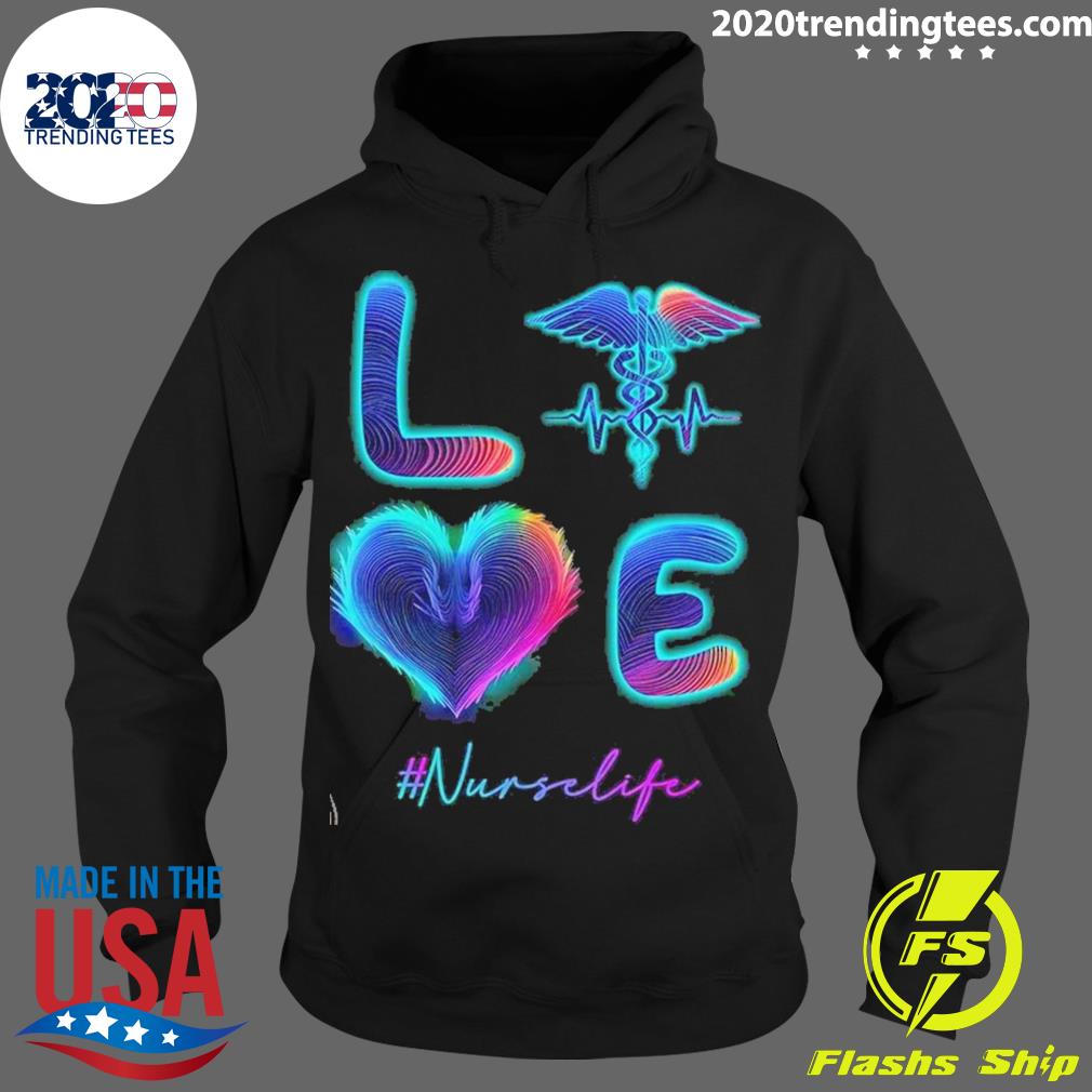 Official awesome Love Nurse Life - Adult & Kids T-Shirts, Sweatshirts & Hoodies apparel design preview 2