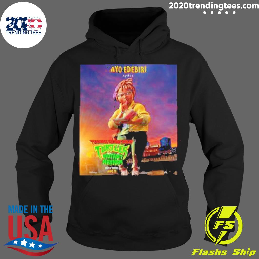 Official ayo Edebiri Is April In Teenage Mutant Ninja - Adult & Kids T-Shirts, Sweatshirts & Hoodies apparel design preview 2