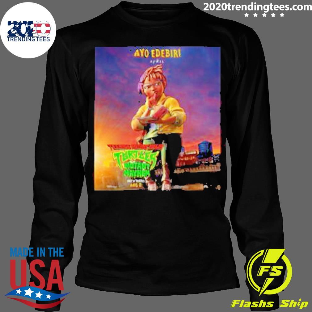 Official ayo Edebiri Is April In Teenage Mutant Ninja - Adult & Kids T-Shirts, Sweatshirts & Hoodies apparel design preview 4