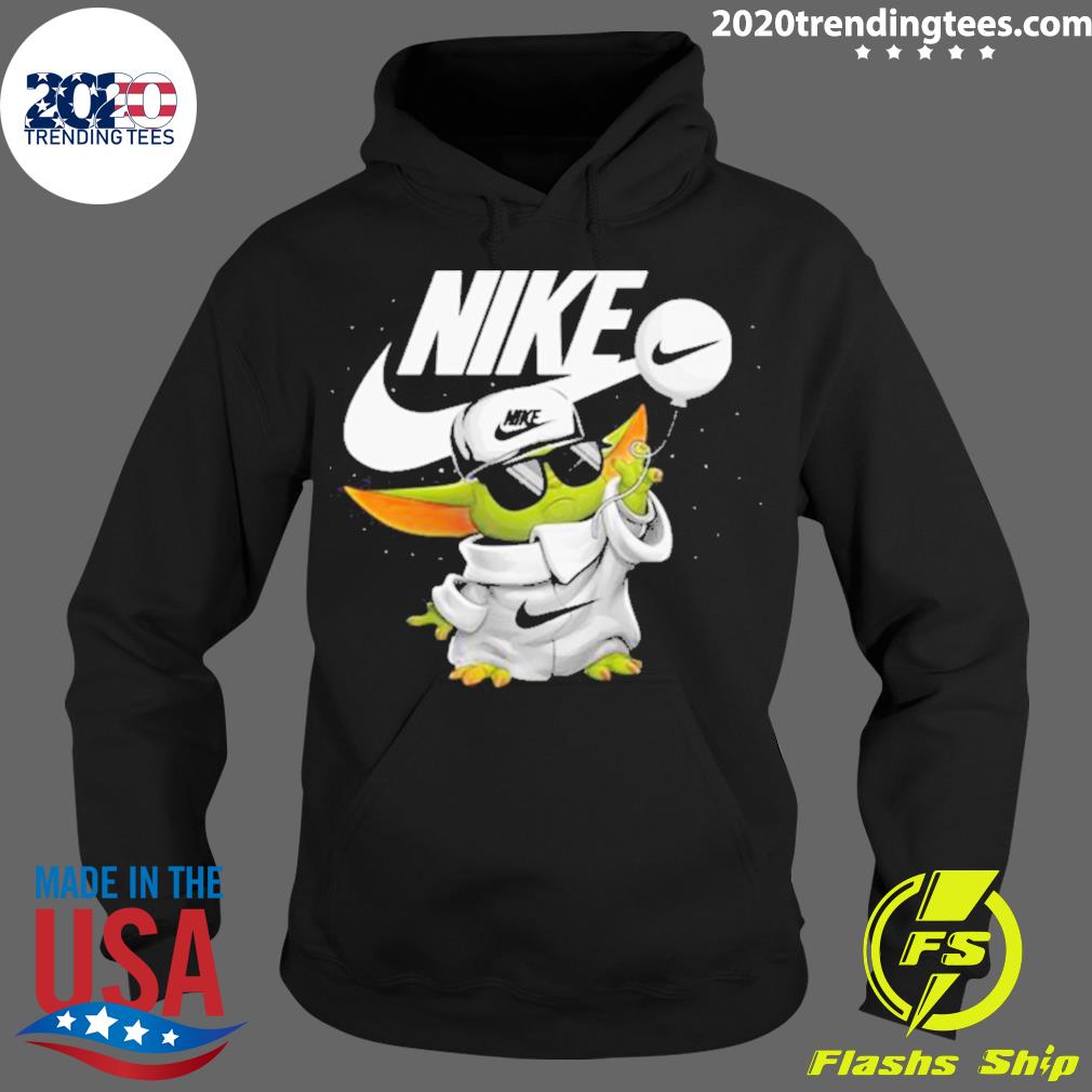 Official baby Yoda Nike Star War - Adult & Kids T-Shirts, Sweatshirts & Hoodies apparel design preview 2