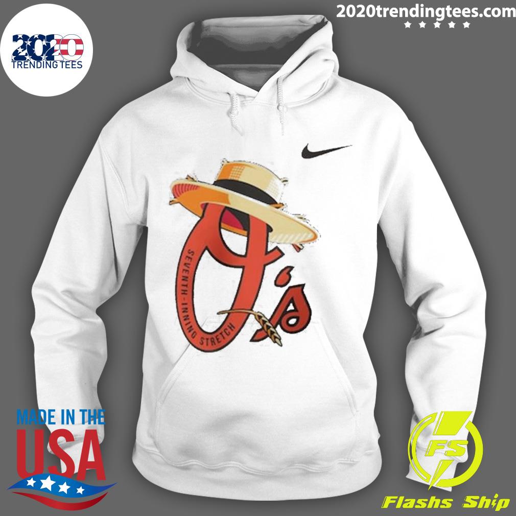 Official baltimore Orioles Nike 7th Inning Hat - Adult & Kids T-Shirts, Sweatshirts & Hoodies apparel design preview 2