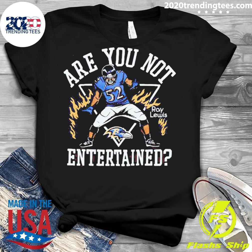 Official baltimore Ravens Ray Lewis Are You Not - Adult & Kids T-Shirts, Sweatshirts & Hoodies apparel design preview 3