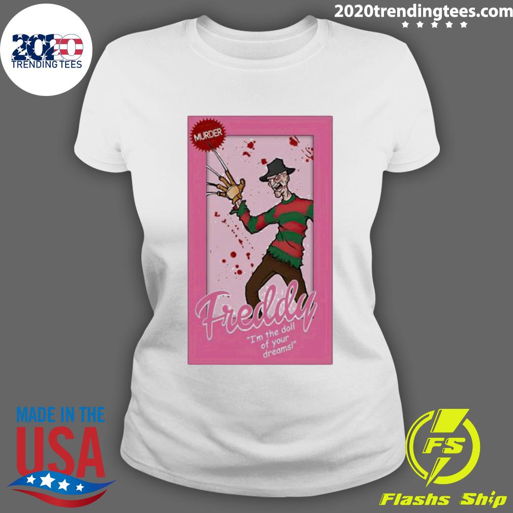 Official barbie Freddy I'm The Doll Of Your Dreams - Adult & Kids T-Shirts, Sweatshirts & Hoodies apparel design preview 3