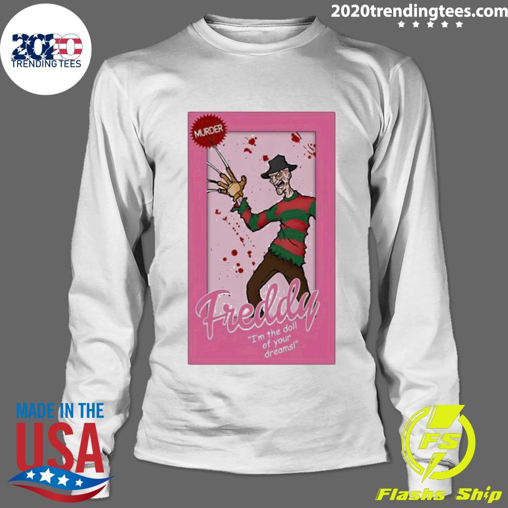 Official barbie Freddy I'm The Doll Of Your Dreams - Adult & Kids T-Shirts, Sweatshirts & Hoodies apparel design preview 4