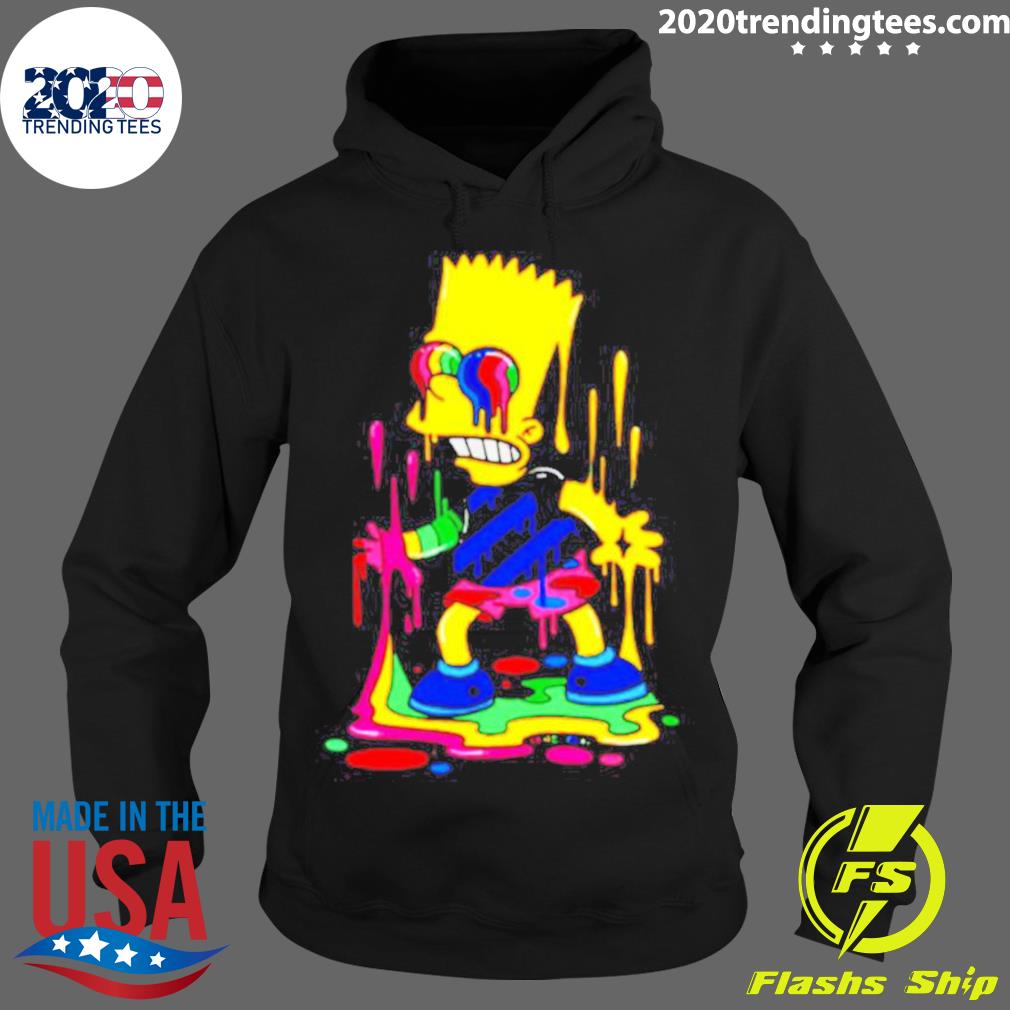 Official bart Simpson Color - Adult & Kids T-Shirts, Sweatshirts & Hoodies apparel design preview 2