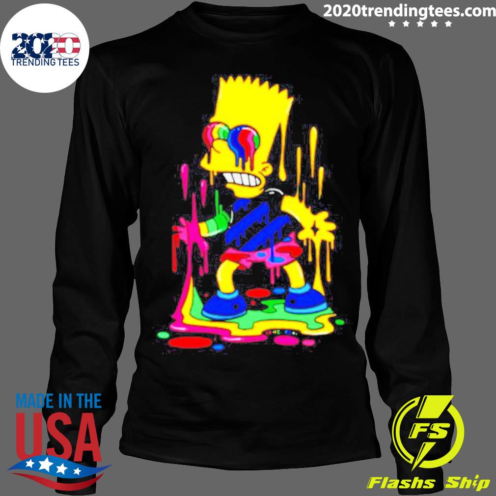 Official bart Simpson Color - Adult & Kids T-Shirts, Sweatshirts & Hoodies apparel design preview 4