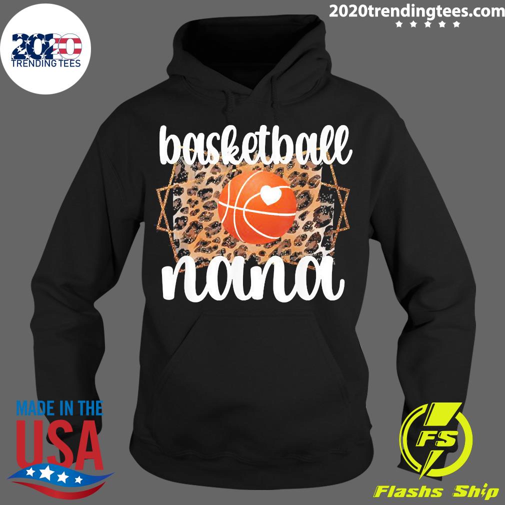Official Basketball Nana Grandma Of A Player - Adult & Kids T-Shirts, Sweatshirts & Hoodies apparel design preview 2