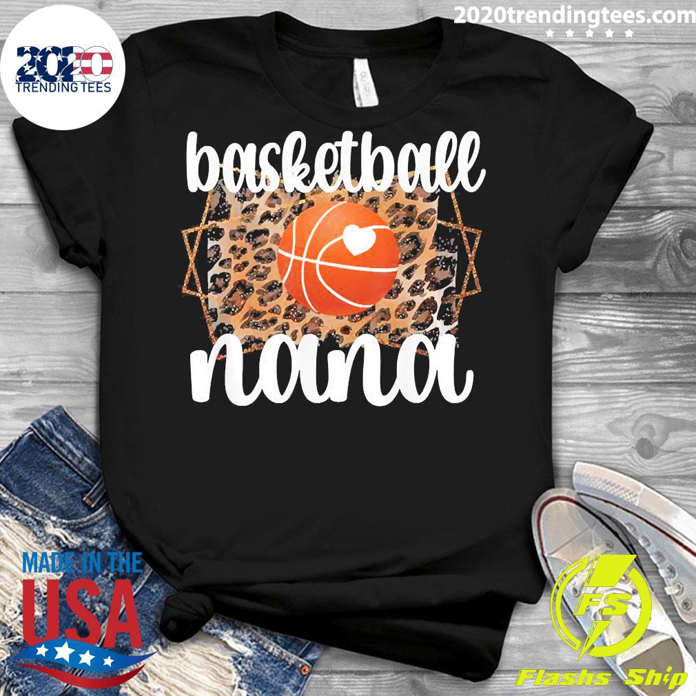 Official Basketball Nana Grandma Of A Player - Adult & Kids T-Shirts, Sweatshirts & Hoodies apparel design preview 3