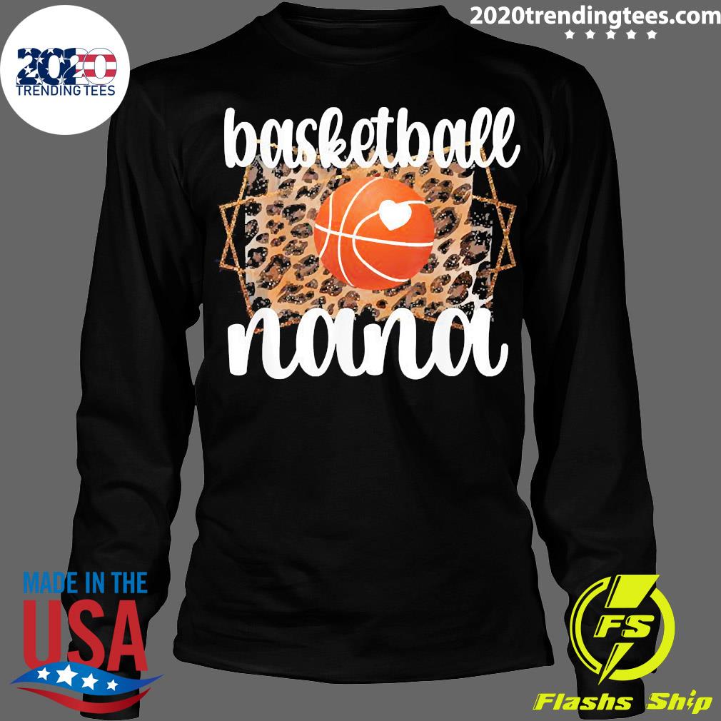 Official Basketball Nana Grandma Of A Player - Adult & Kids T-Shirts, Sweatshirts & Hoodies apparel design preview 4