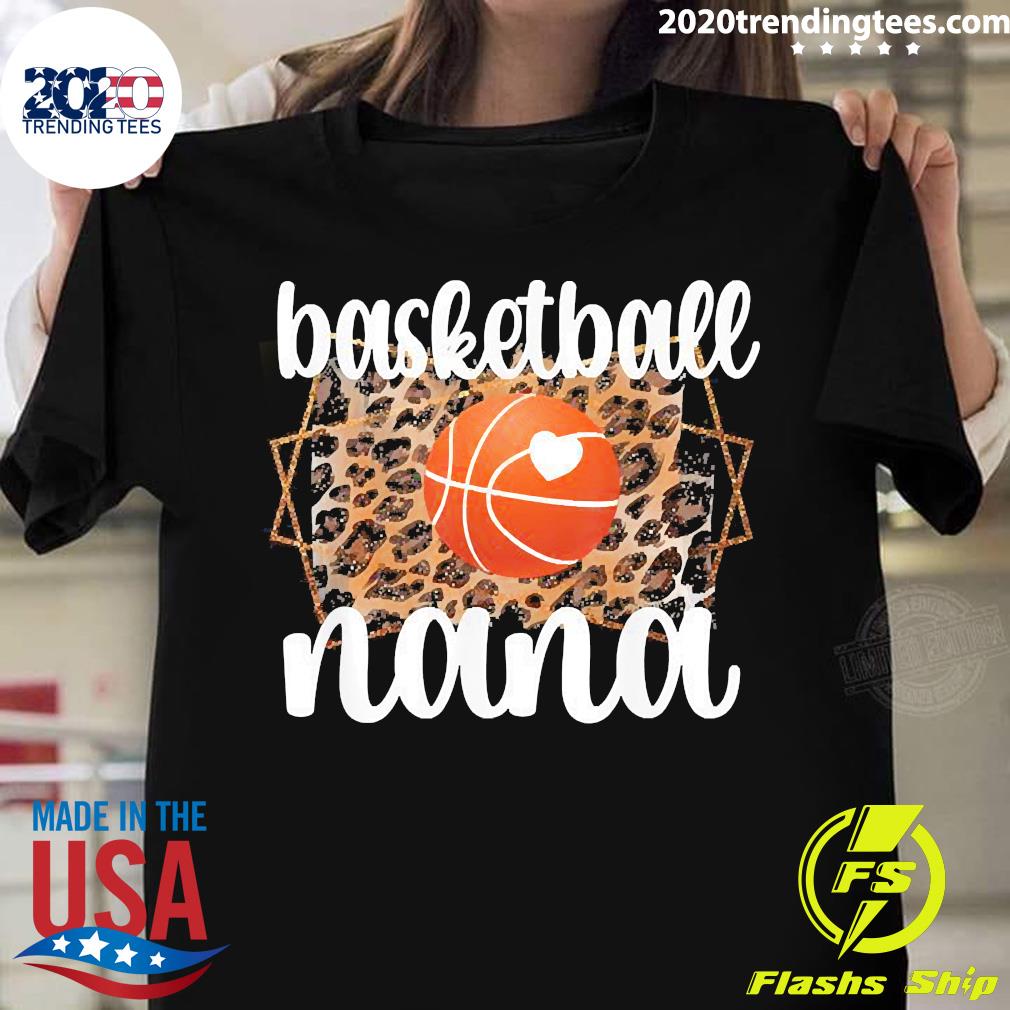 Official Basketball Nana Grandma Of A Player - Adult & Kids T-Shirts, Sweatshirts & Hoodies apparel design preview 1