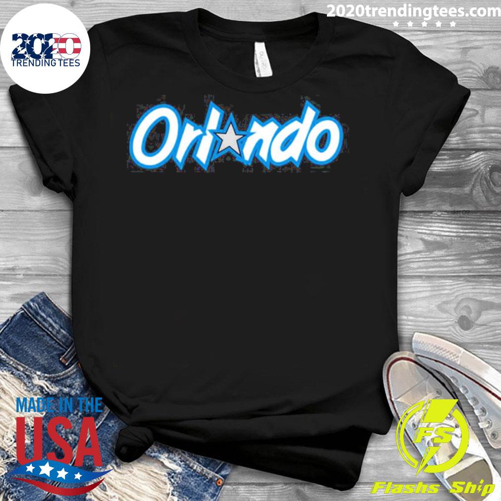 Official basketball Simple Logo Orlando Magic - Adult & Kids T-Shirts, Sweatshirts & Hoodies apparel design preview 3