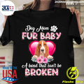 Official basset Hound Dog Mom And Fur Baby A Bond - Adult & Kids T-Shirts, Sweatshirts & Hoodies apparel design preview 1