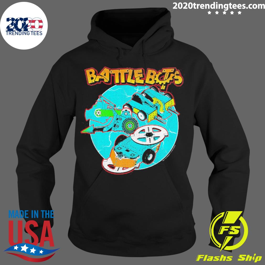 Official battlebots Group Robot Lock Up - Adult & Kids T-Shirts, Sweatshirts & Hoodies apparel design preview 2