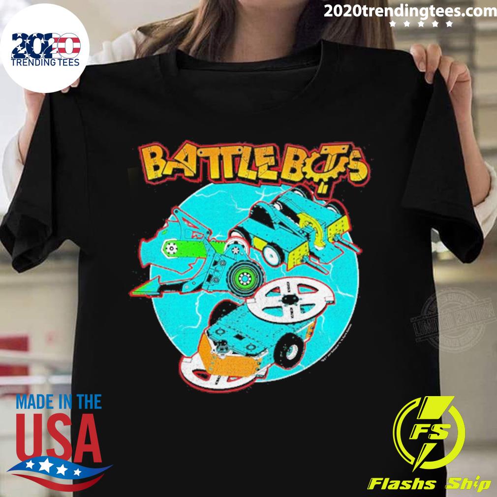 Official battlebots Group Robot Lock Up - Adult & Kids T-Shirts, Sweatshirts & Hoodies apparel design preview 1