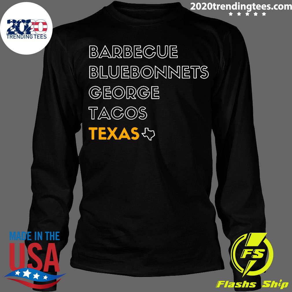 Official BBQ Barbecue Bluebonnets George Tacos Texas - Adult & Kids T-Shirts, Sweatshirts & Hoodies apparel design preview 4